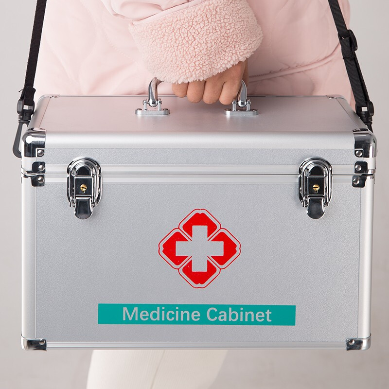 Xinyuecheng household medicine box containing medicine multi-layer first aid box home emergency medicine box school factory enterprise set should 10 inch medicine box enterprise version