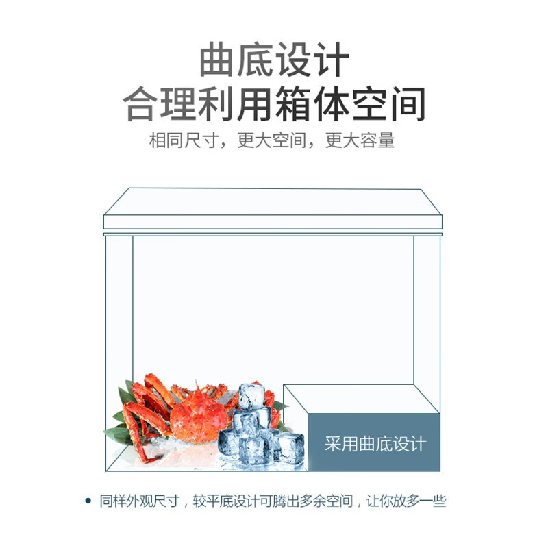 Royalstar small freezer household small frozen fresh-keeping mini refrigerated commercial horizontal freezer single-use breast milk storage cabinet energy-saving, cost-effective, first-level energy-saving, single temperature 330L