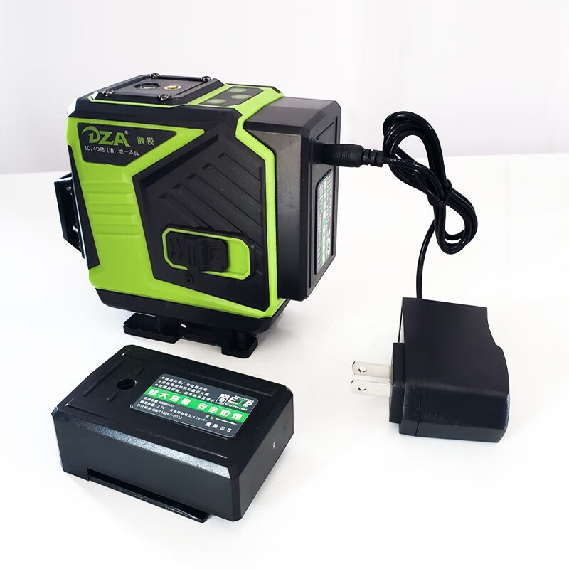 DZA12 line level infrared high-precision strong light thin line automatic leveling blue-green light wall-mounted remote control water leveler 12-line wall-mounted and floor-mounted all-in-one machine complete set