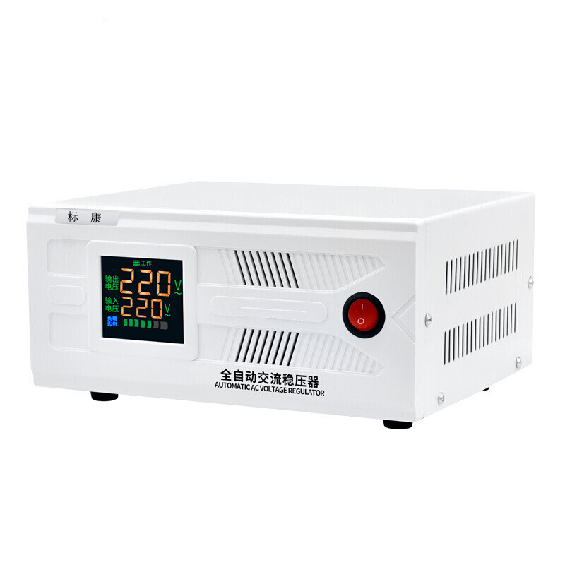 Biaokang voltage stabilizer AC 220V fully automatic ultra-low voltage single-phase 2000W TV computer refrigerator household commercial voltage regulator