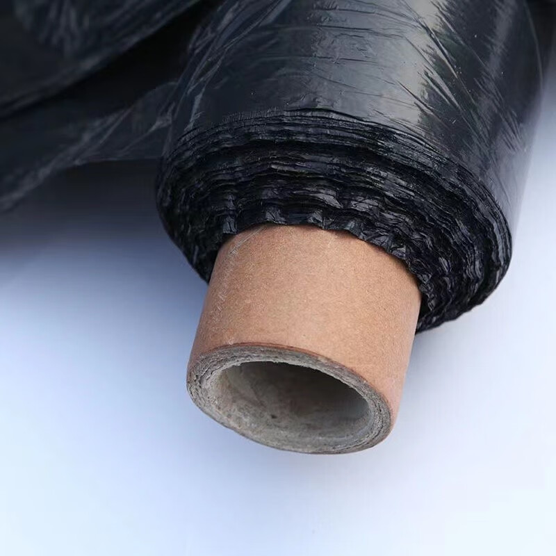 Brand new black mulch film weed control film black orchard agricultural mulch vegetable plastic film thickened insulation film 20 pounds black 1.4 silk thick 1 meter wide 400 meters long