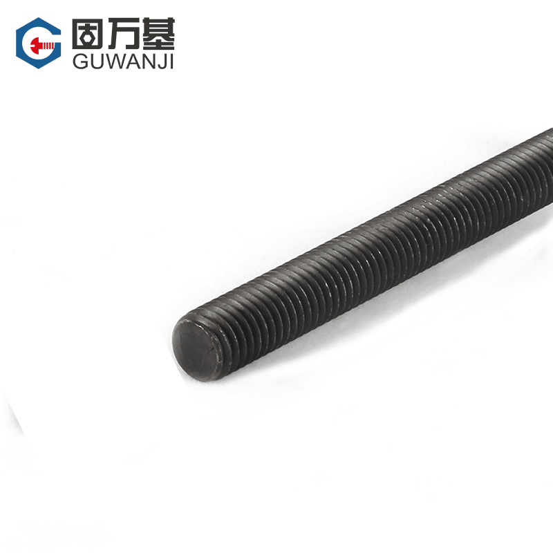 Guwanji 8.8/10.9/12.9 high-strength threaded rod full thread thread screw ceiling black screw 1 meter national standard M18x1 meter 1 piece 12.9 level