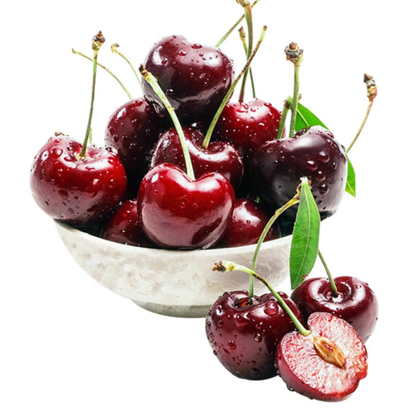 Cabuno Australian Cherry MINI Small Black Box Imported Fresh Fruit Murane Royal Dawn Big Cherry New Year Gift Box 1.8 catties (net weight) 2J (28-30mm) Cordia