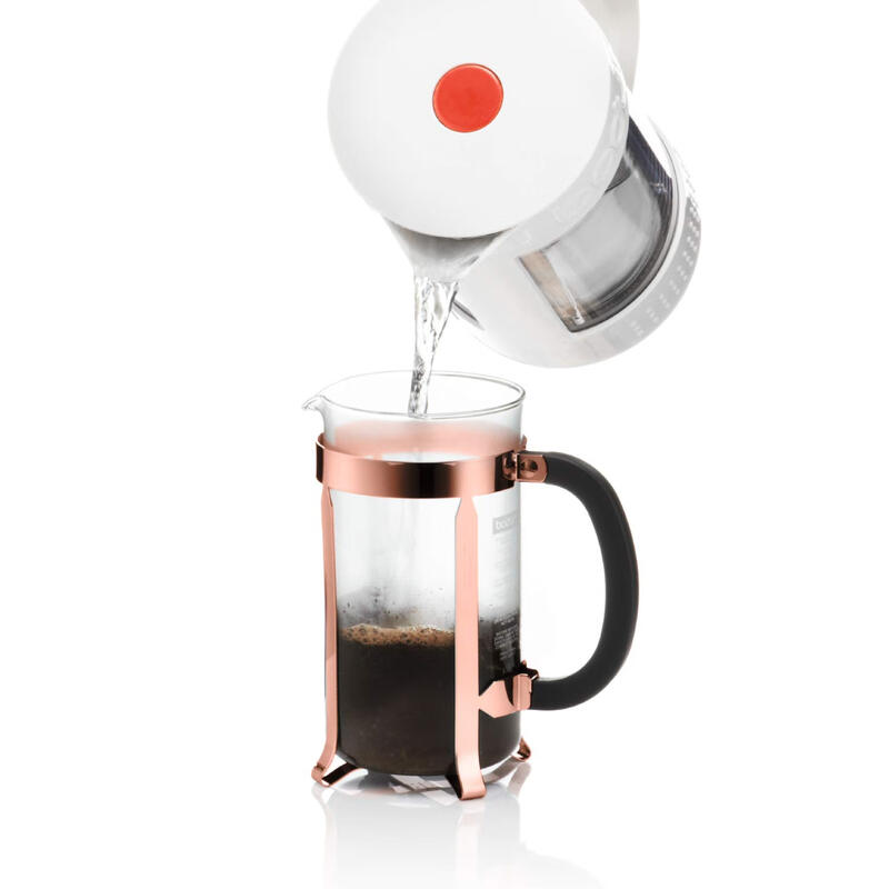 BODUM Chambord French Press 1000ml stainless steel glass coffee pot made in Portugal
