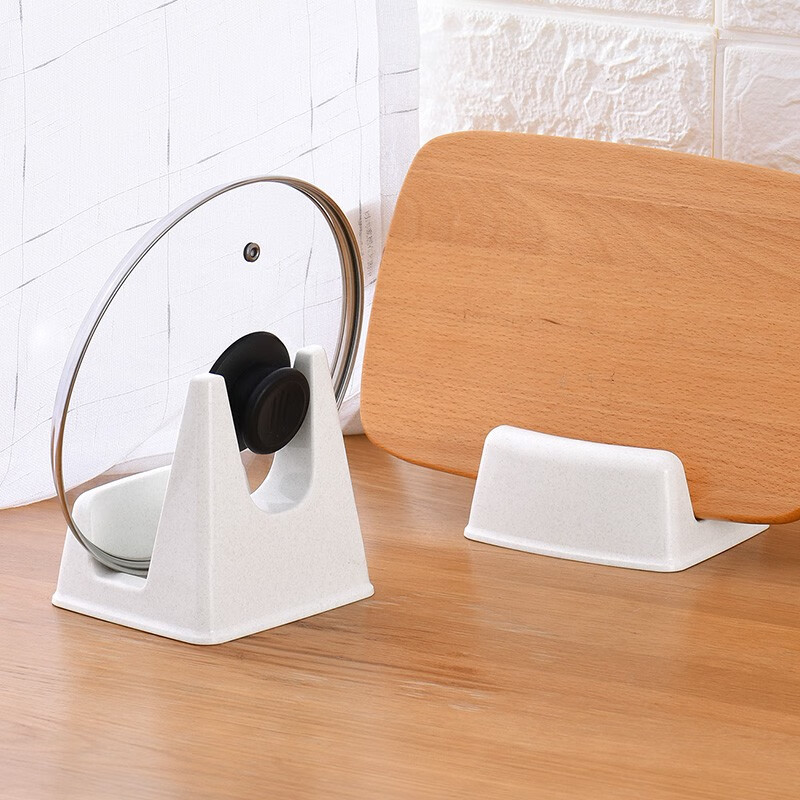 Home Story (KATEI STORY) Japanese imported kitchen pot lid rack spatula holder household multi-functional storage rack sitting type with water connection