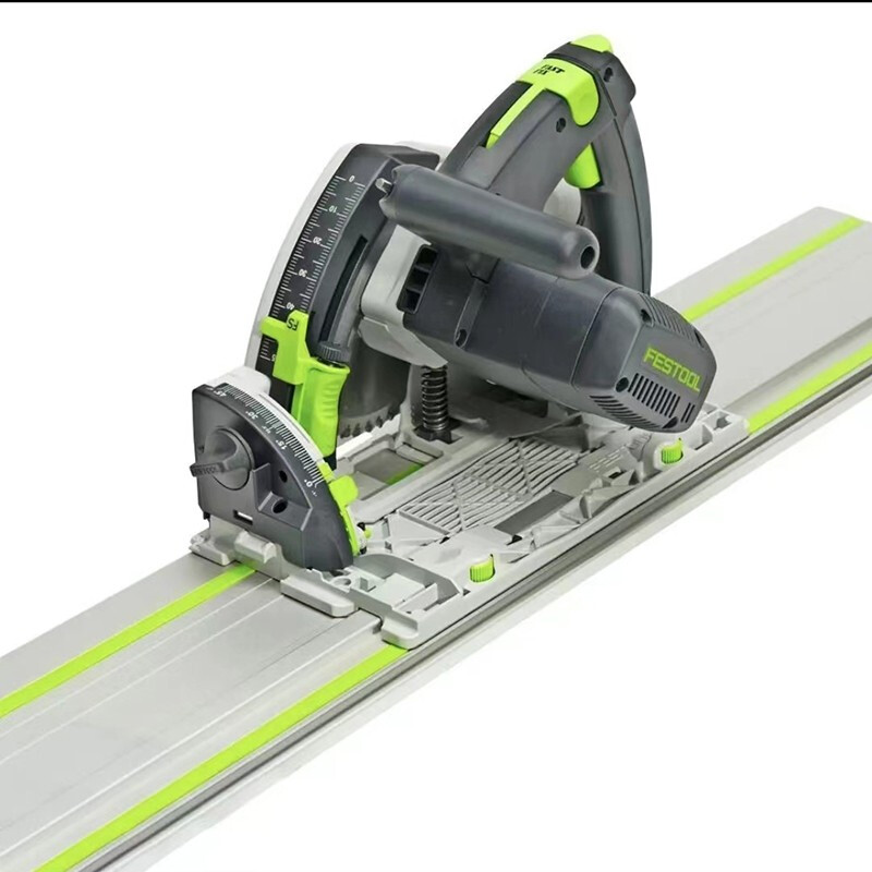 FESTOOL German Festool guide rail saw TS55 plug-in version track saw dust-free saw woodworking cutting saw power tool guide saw set eight