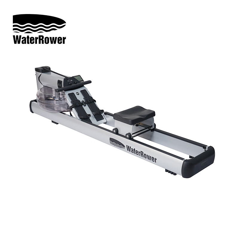 WaterRower imported from the United States, household commercial water resistance rowing machine, aerobic fitness equipment M1 high and low aluminum alloy M1 low silver white standard model