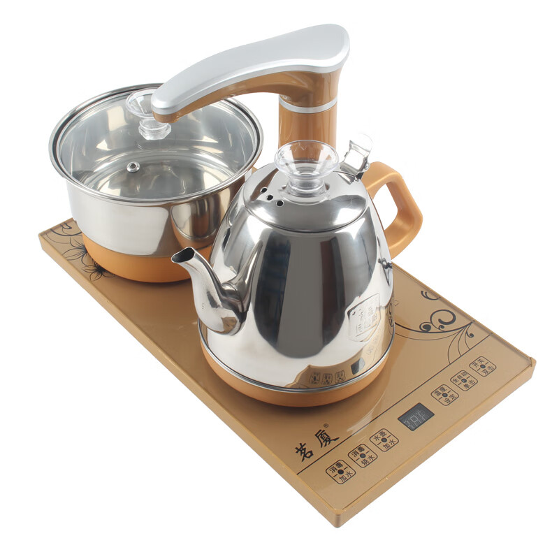 Electric kettle, electric tea stove, fully automatic water supply, kettle set, pumping water, electric kettle, tea making accessories, 1ml Mingxia gold automatic kettle - single pot Yiyuantang universal