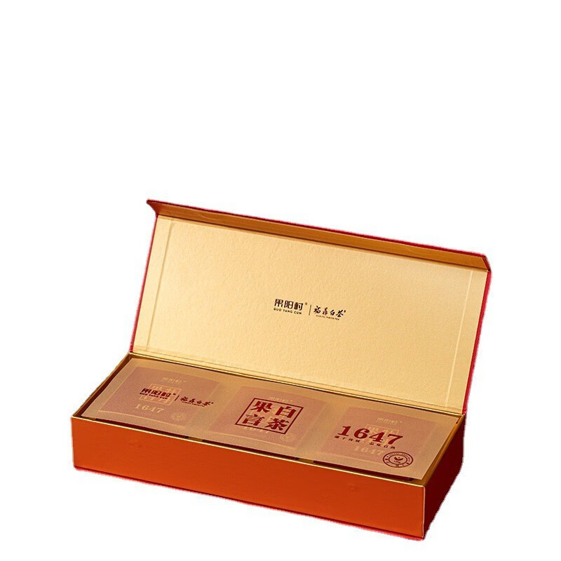Huajingxing Tea Fuding White Tea 2021 First Spring Ginkgo Yangcun Small Square Piece Biscuit Tea 150g Gift Box 2021 Peony Biscuit Tea Gift Box (Scan code price 368 yuan set