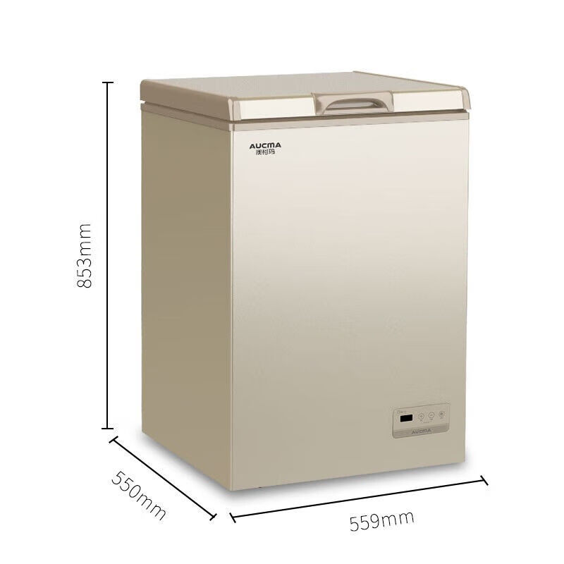 Aucma refrigerator small home and commercial dual-use large freezer deep-freezing freezer deep-freezing quick-freezing large freezer ultra-low temperature freezer BC/BD-103FNE