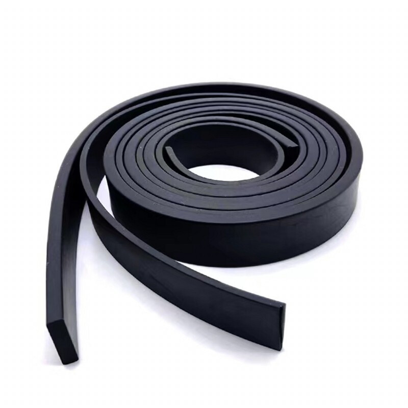 Rubber strips, solid flat strips, square strips, black glass shock-absorbing buffers, anti-slip rubber gaskets, hard rubber waterproof marine sealing strips can be customized, thickness 3mm*width 10mm, price per meter