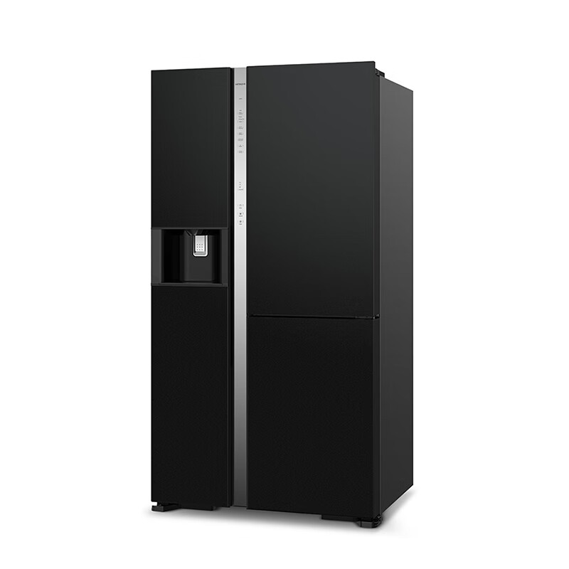 HITACHI Hitachi refrigerator 569L large capacity split three-door original imported R-SBS3100NC vacuum preservation automatic ice bar crystal black