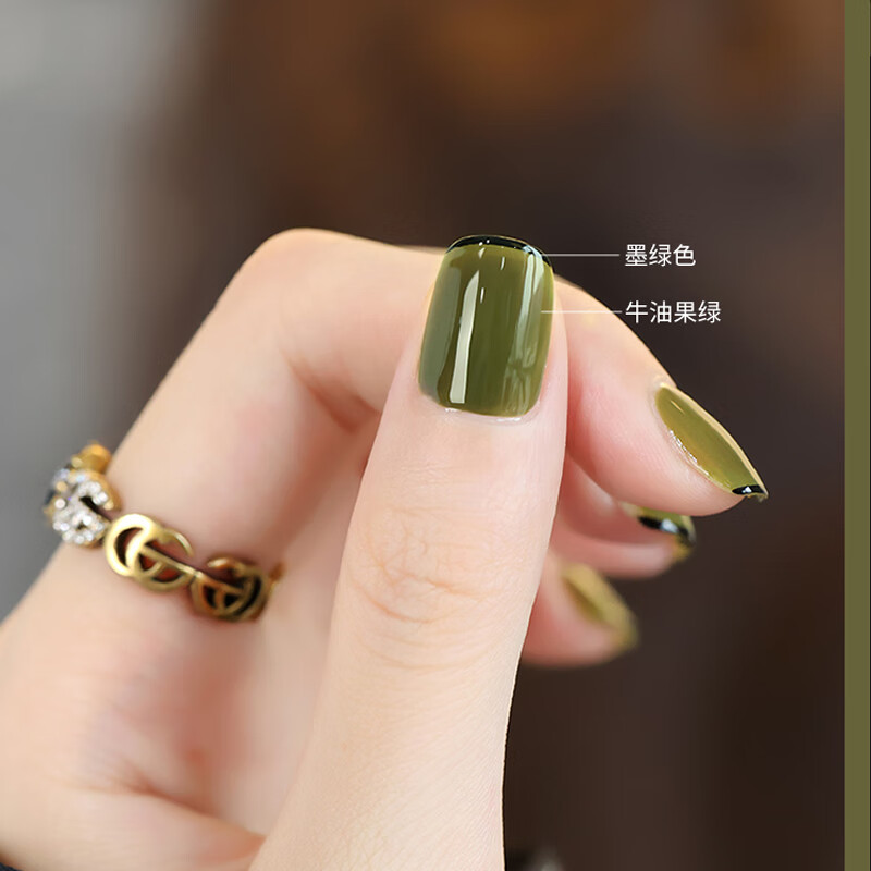 Sweet Color unscented environmentally friendly nail polish no-bake avocado green 12ml matcha green fresh green quick-drying New Year gift