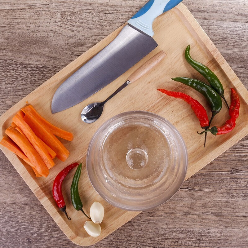 Langtele Japanese-style household pickle jar pickled cabbage glass thickened pickle jar pickle jar mini pickle jar kitchen pickle pickle glass bottle glass jar overnight shallow soaking jar