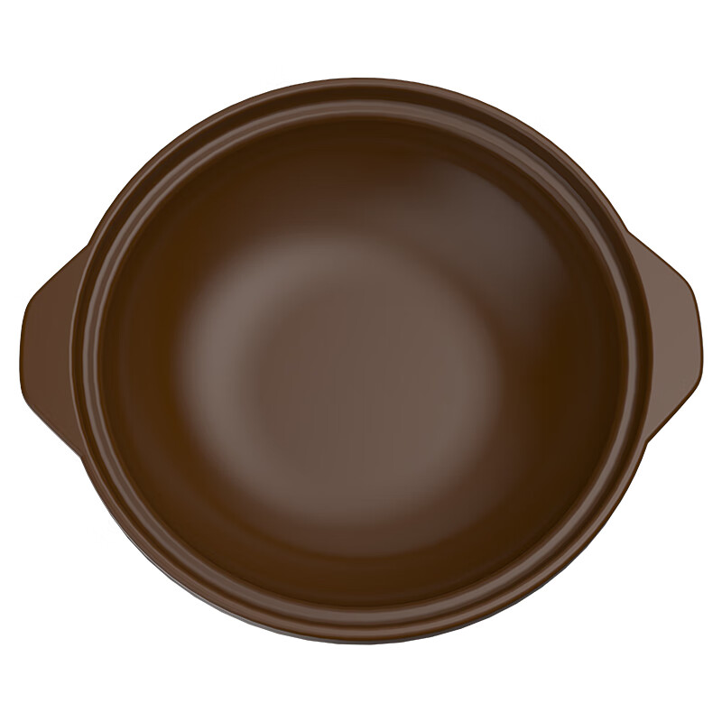 Kangshu casserole household stew pot gas high temperature resistant dry-cooked clay pot rice shallow pot commercial gas stove special casserole ceramic pot heat-resistant ancient casserole for 3-5 people 2500ml