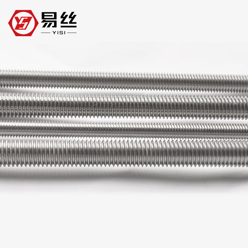 Yisi 304 stainless steel 316 full thread screw rod 201 thread rod 3 meters long screw thread rod M3M4M5M6M30 (304 material) M27*1 meter