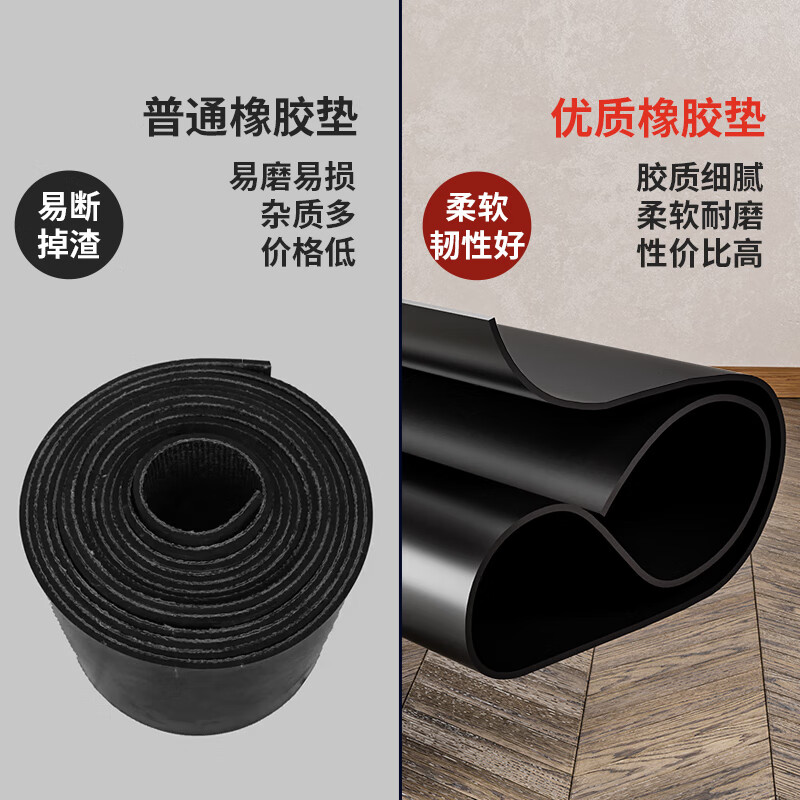 Mileqi insulating floor mat rubber mat wear-resistant oil-resistant shock-absorbing insulating mat power distribution room workbench high-voltage insulating mat insulating high-quality rubber mat-1 meter * 1 meter * 2mm thick