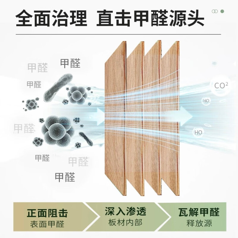 Pudeng Net Barrel Formaldehyde Removal Spray Formaldehyde Scavenger Formaldehyde Removal Benzene Removal TVOC Maternal and Infant Formaldehyde Removal Spray 1 barrel for 70-110 square meters free formaldehyde removal gift pack