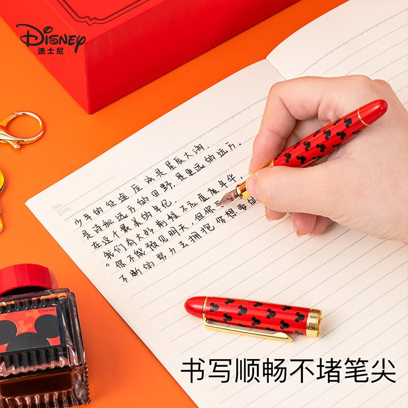 Disney pen set gift box birthday gift for primary school students to practice calligraphy and start school graduation gift E0270M