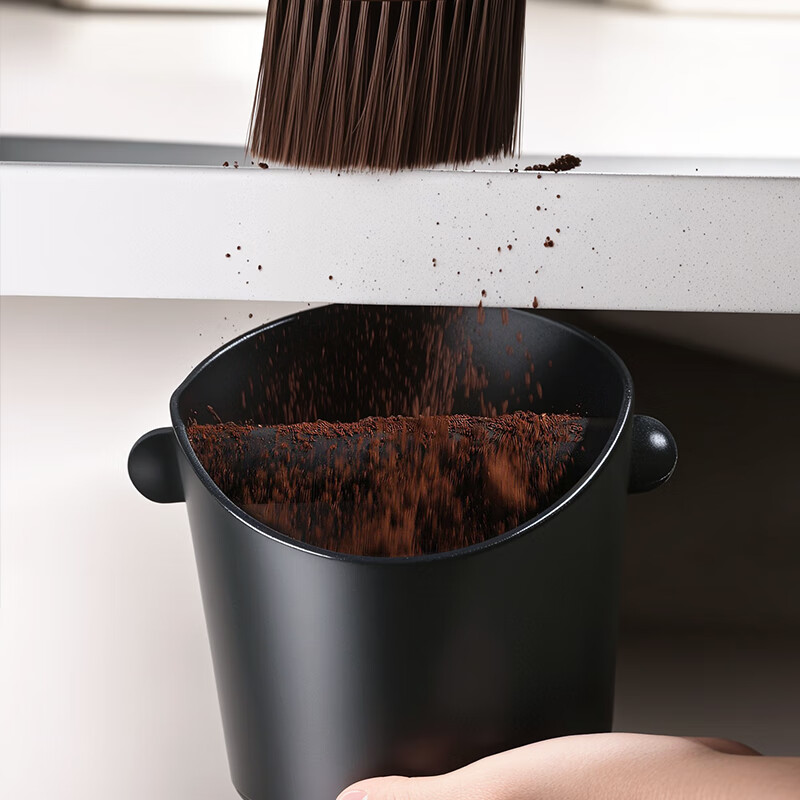 CLITON coffee grounds bucket household Italian coffee machine waste powder residue thickened knocking slag bucket storage slag box mini plastic slag bucket