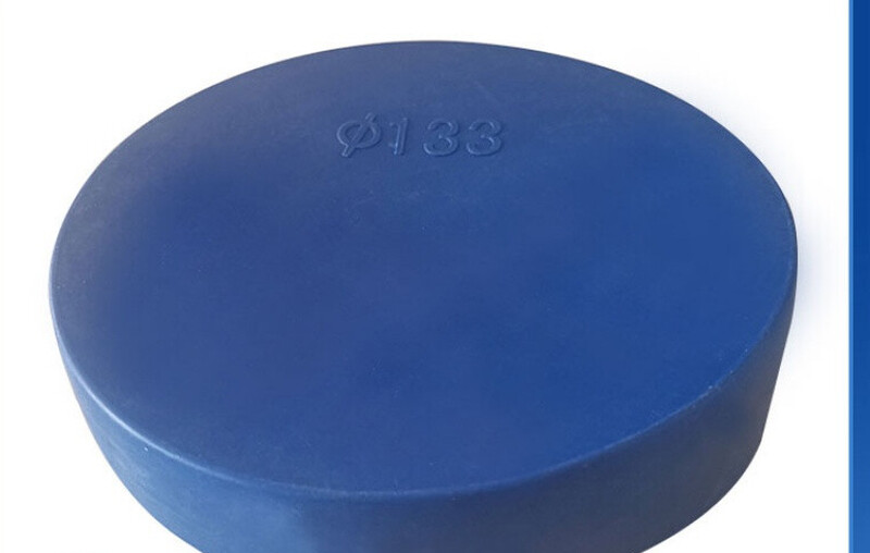 Deer-colored steel pipe plastic pipe cap plug round dust-proof thread blue steel bar protective sleeve pipe inner plug head plug PE inner diameter 13.7mm (pack of 10)