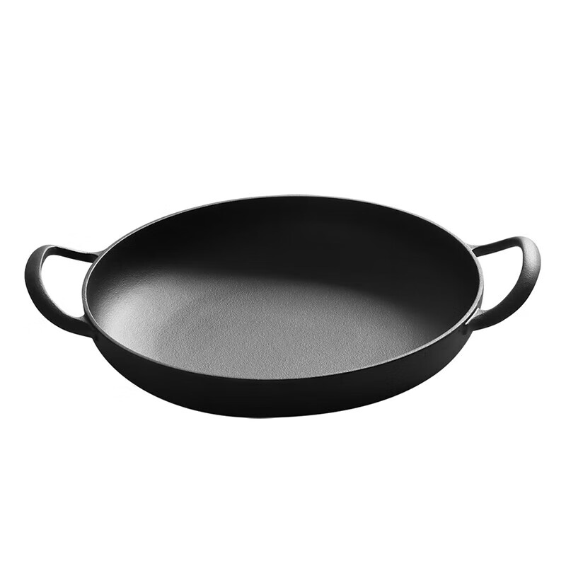 Dianjiang cast iron frying pan uncoated pig iron poly oil frying pan steak frying pan pancake pan thickened 30cm
