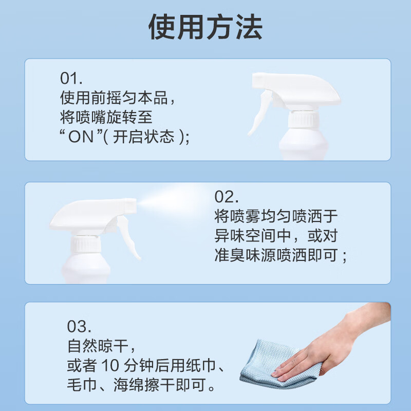 Made in Tokyo, odor-free space deodorizing spray, odor-removing air freshener, deodorizing spray, smoke-removing agent 500ml