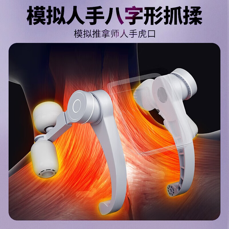 CHIGO Cervical Massager, Massage Shawl, Shoulder and Neck Massager, Trapezius Leg, Waist and Neck Massager, Cervical Massage Pillow, Birthday Gift, New Year’s Gift, Great Gift, Upgraded Gift Box Model, 6D Simulated Hand, Shoulder and Neck Trapezius Synchronous Massage