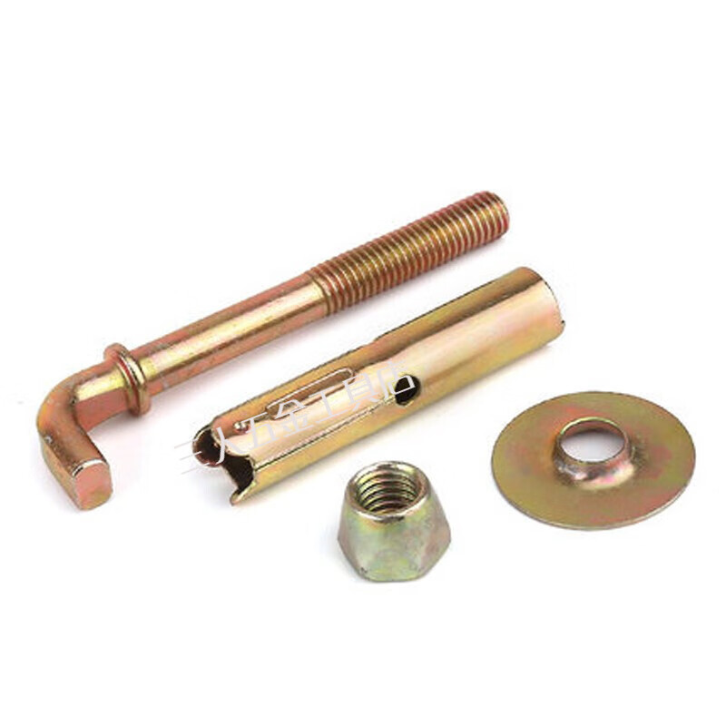 Electric water heater expansion screw fixed hook universal solar water heater extension ditch accessories M10*160_90 degrees_load bearing 150L