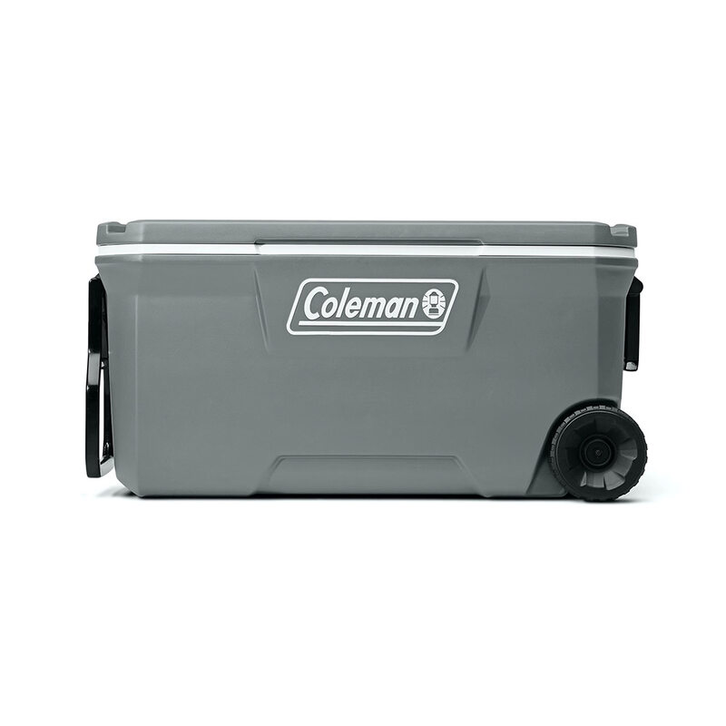 Coleman Coleman Large Capacity Insulated Refrigerator Outdoor Camping Picnic Car Portable Roller Refrigerator Storage 95L