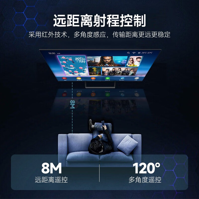 Qiqiang universal TV remote control is suitable for Skyworth Konka Haier TCL Hisense Changhong LeTV Xiaomi Sharp Samsung LG Panasonic Sony Philips Toshiba Storm XY-800 (the shape buttons are also available)