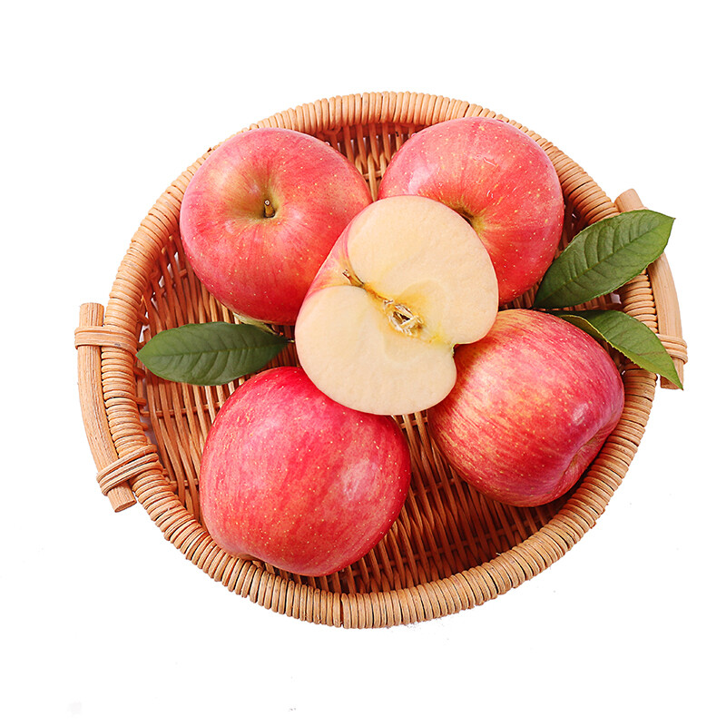 Jingxiansheng Yantai Red Fuji Apple, net weight 10kg, single fruit 220g or more, fruit gift box