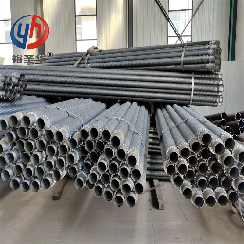 Yu Shenghua's new galvanized cold-wound finned tube Customized thickened steam hot water thermal oil radiator Galvanized tube for greenhouse Customized by E-processing according to drawing 25mm*6000mm Various sizes can be customized
