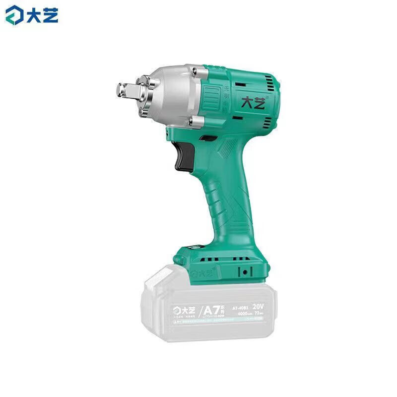 Dayi A7-2106G electric wrench, brushless lithium impact wrench, auto repair, woodworking rack builder, original high torque wind cannon A7-2106G (bare metal), no electricity, no charging