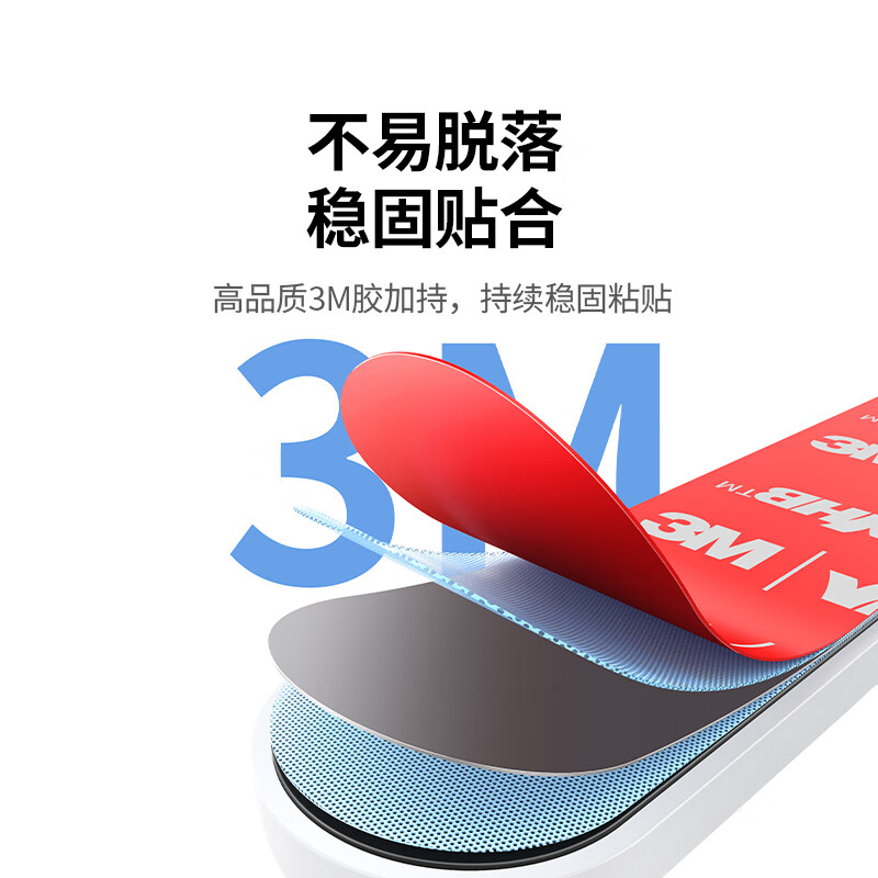 Greenland Desktop Cable Organizer Fixed Power Data Cable Clip Winder Cable Storage and Organizing Cable Clip Binding Cable Tie 4 Buckles White