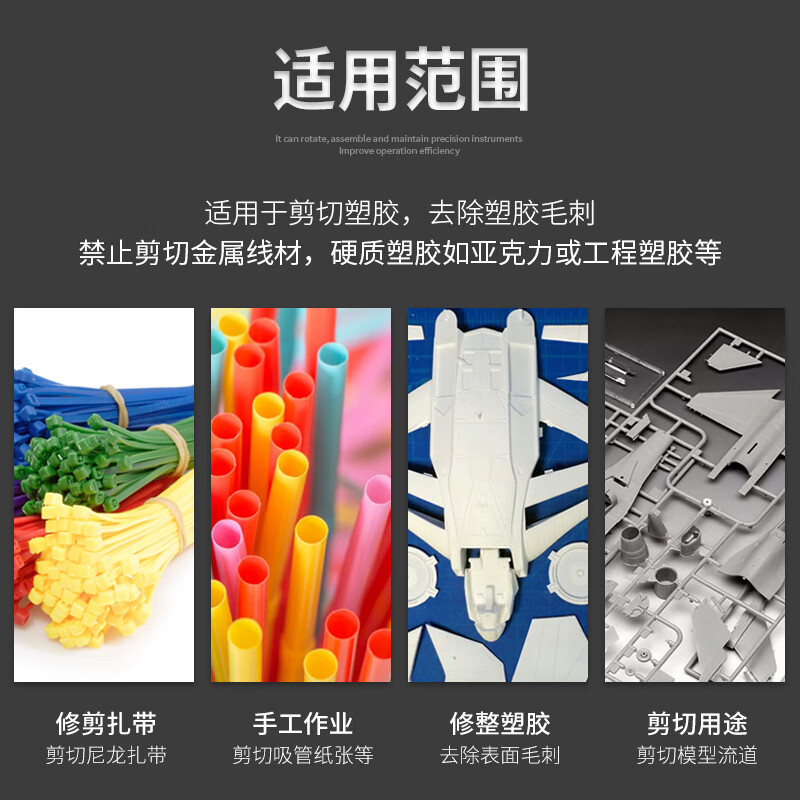 Robin Hood (RUBICON) plastic water mouth pliers RV-175 plastic scissors oblique nose pliers diagonal pliers 7 inches 175mm