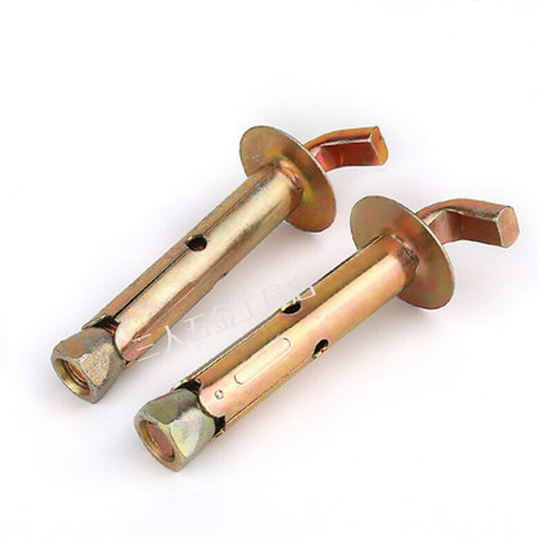 Electric water heater expansion screw fixed hook universal solar water heater extension ditch accessories M10*160_90 degrees_load bearing 150L