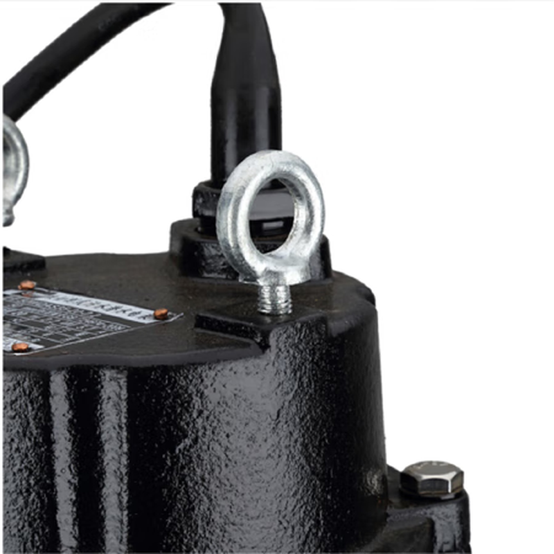 Cutting sewage pump, flow rate 50 cubic meters per hour, lift 25m, rated power 7.5KW, pipe diameter DN80