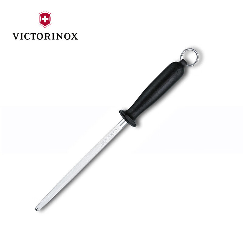 VICTORINOX Knife Sharpening Stick Household Kitchen Knife Sharpening Artifact Knife Whetstone Chef's Special Swiss Imported Sharpening Stick Knife Sharpener Plastic Handle Sharpening Stick 18cm