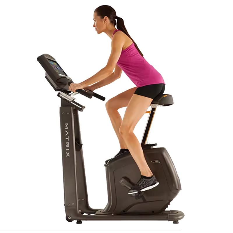 JOHNSON Matrix Indoor Exercise Bike Fitness Equipment High-End Upright Exercise Bike Automatic Balance U50U30 Matrix_Plug-in Color Screen U30XIR