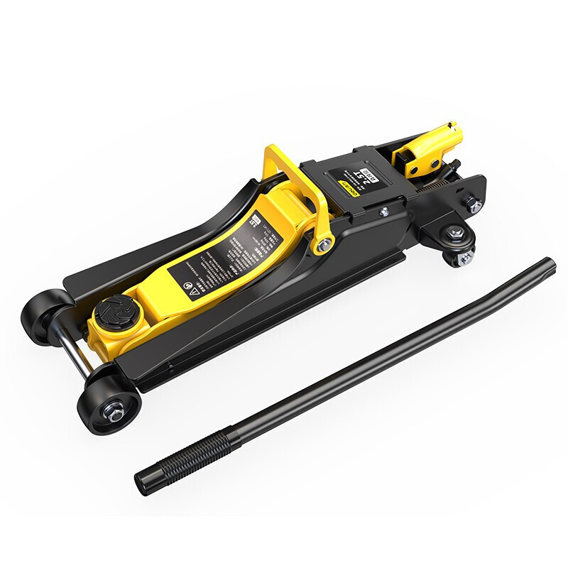 Deli low horizontal horizontal jack hydraulic car for small mini cars, dedicated for car repair and tire change, 1.5T enhanced version, household model, load capacity 1.9 tons