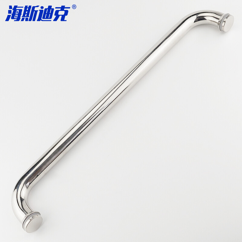 Hasdick Beijing warehouse delivery stainless steel bathroom glass door handle shower room bathroom door handle HKsq-60 304 bright extra thick 25*440mm (single)