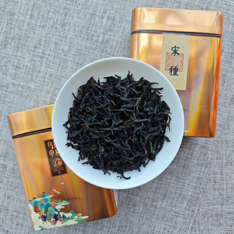 Gannan native Song Zhong spring high-end Phoenix Dancong strong-flavor oolong tea roasted at high fire tastes powerful and mellow aroma 500g 1 catties - 4 cans