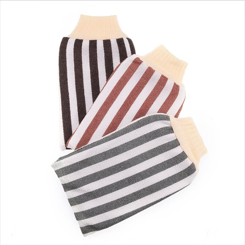 Powerful decontamination bath towel double-sided thickened bath towel coarse sand bath towel artifact bath back rub artifact poke bath towel random color