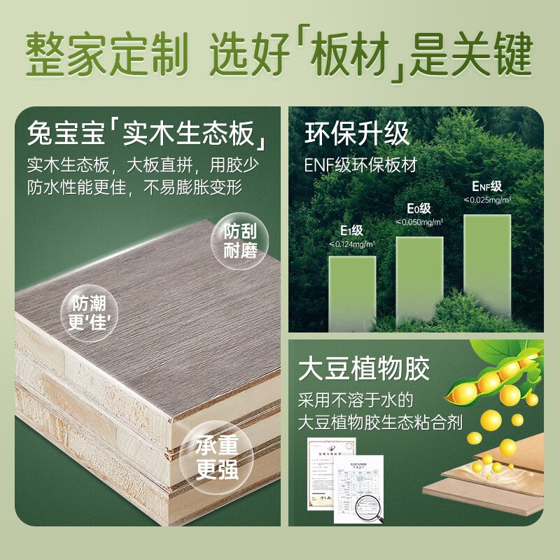 TUBAO TUBAO ecological board wardrobe 22 environmentally friendly easy-to-install custom wardrobe bedroom furniture set overall wardrobe customized 22 customized package (customized gold)