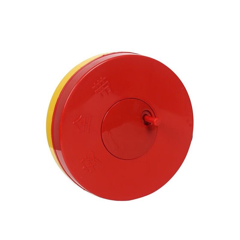 Baige cordon warning tape yellow and white construction safety warning tape isolation tape reusable disk type 100M polyester material CW623913