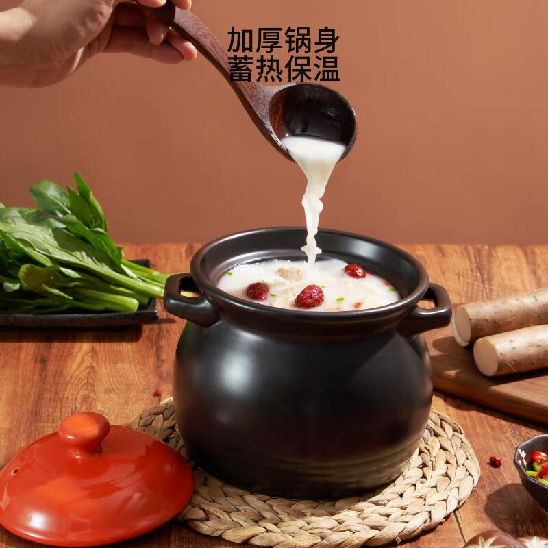 Made in Tokyo, casserole for soup, medicine, porridge and rice, stew pot, health soup pot, open fire use, sea tripe stew casserole 3.8L