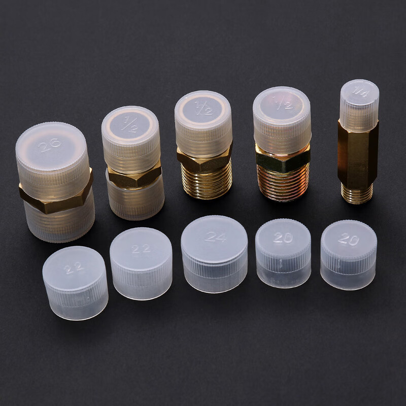 Thread protective sleeve Plastic pipe cap Cap External thread plastic sleeve Bolt sleeve Screw protective cap M15 100 pcs Inner diameter 15 M16 100 pcs Inner diameter 15.9mm Height 14.5mm