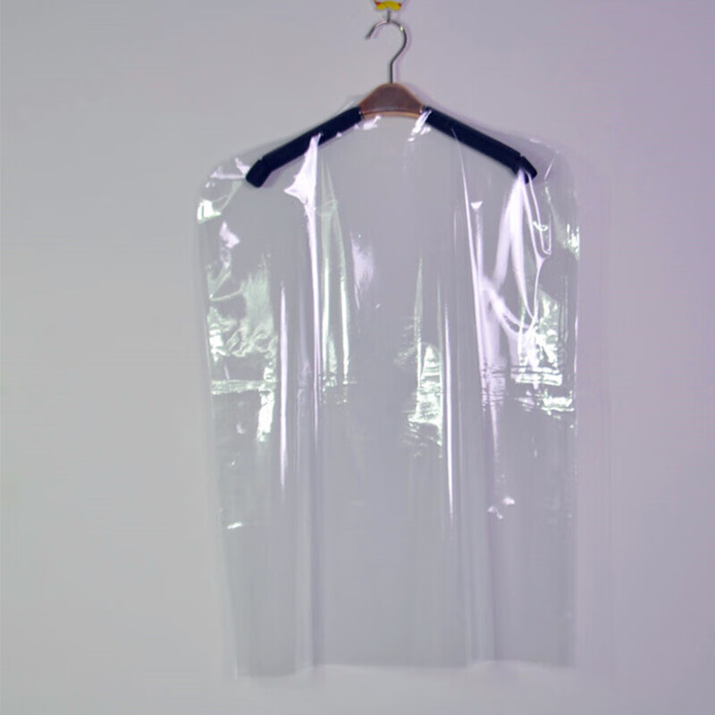 Masfor Disposable Dust Bag Dry Cleaning Shop Transparent Clothes Bag PE Plastic Cover Dust Cover 60*90CM 2 Silks (50 pcs/pack)