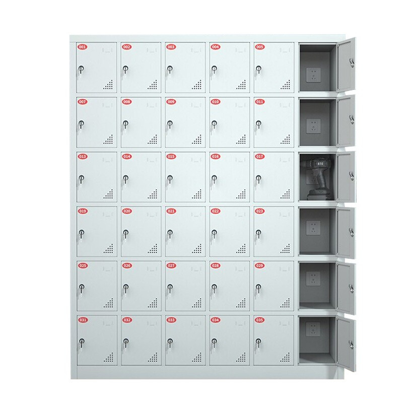Wanzun power tool charging cabinet storage cabinet 36-door construction site tool storage cabinet